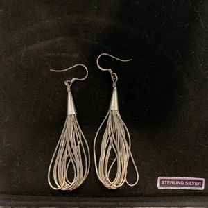 925 Sterling Silver “Liquid Silver” Earrings